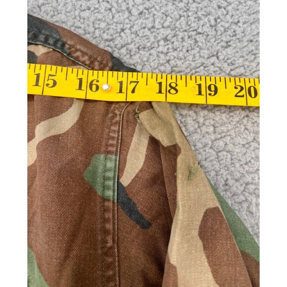 VTG Men's US Army Military Combat Coat Hot Weather Woodland Camo Jacket - Picture 5 of 12
